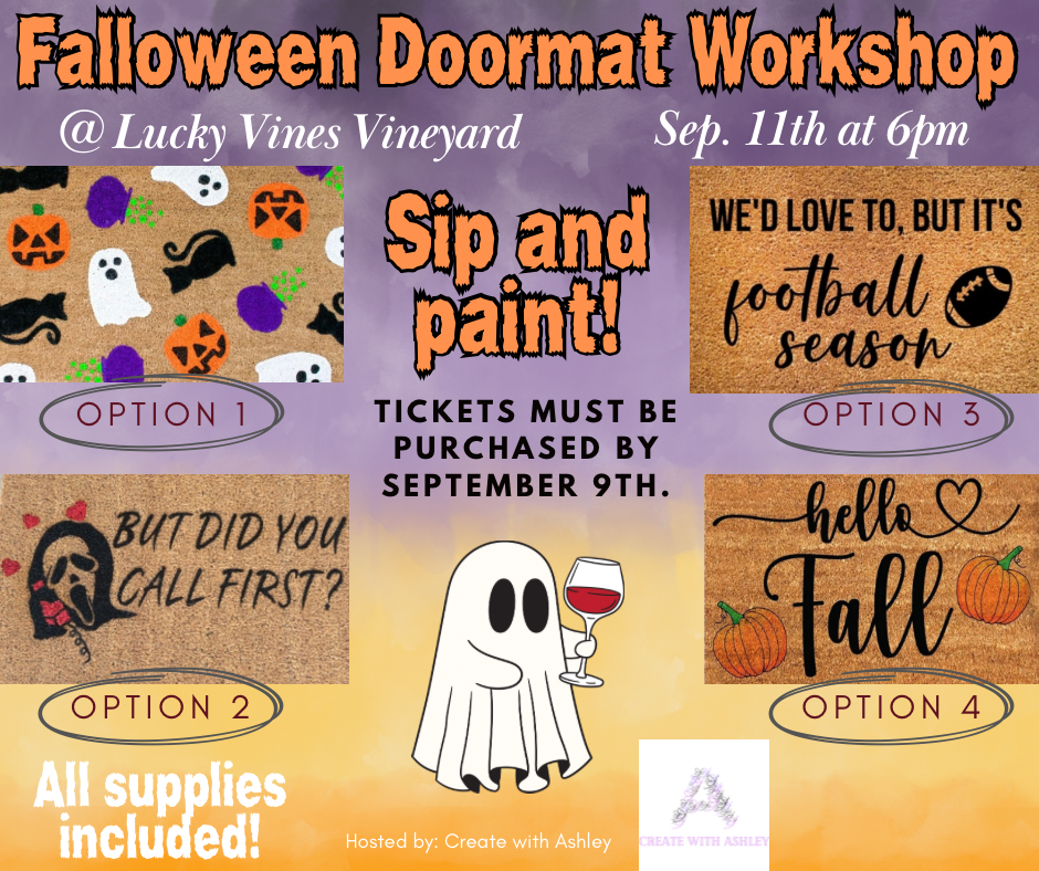 Halloween doormat workshop (Dublin Tx)