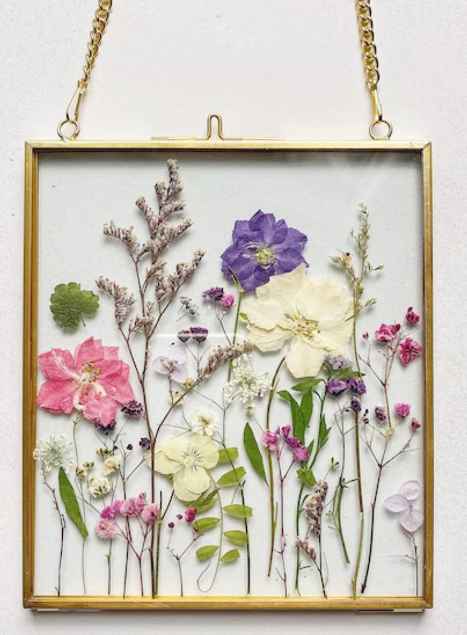 Pressed floral art (At home kit)