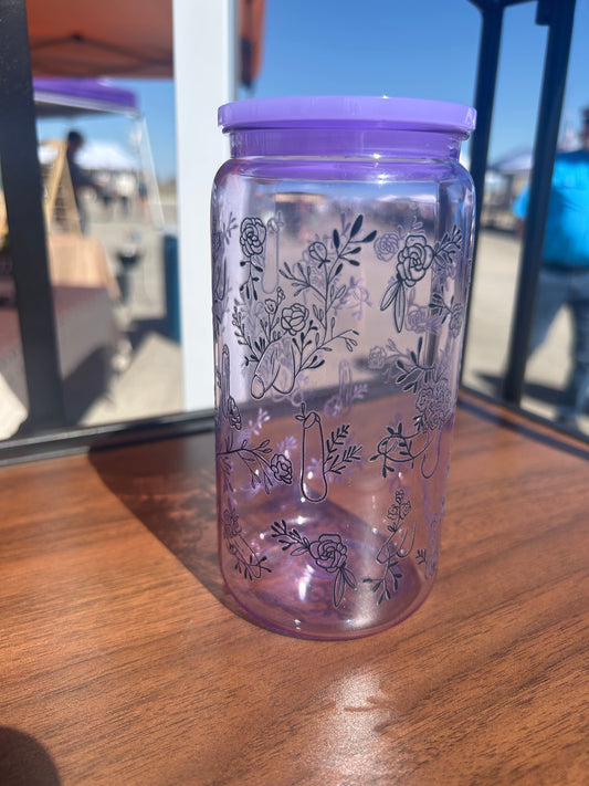 Secret flowers 16oz plastic cup
