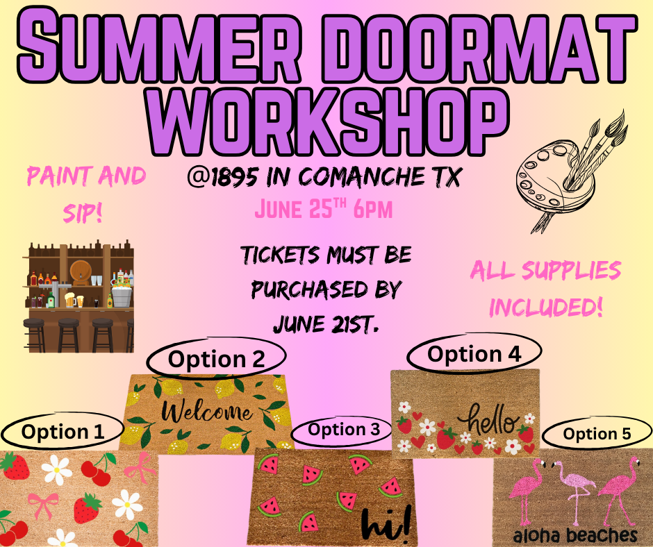Summer Doormat Workshop Comanche Tx