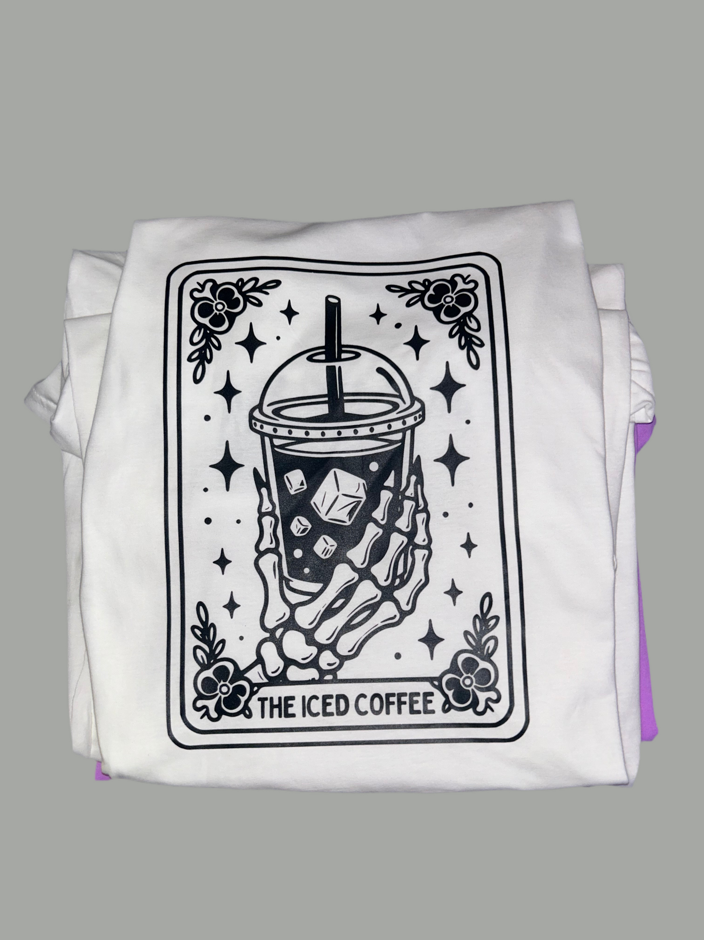 Iced coffee white tee