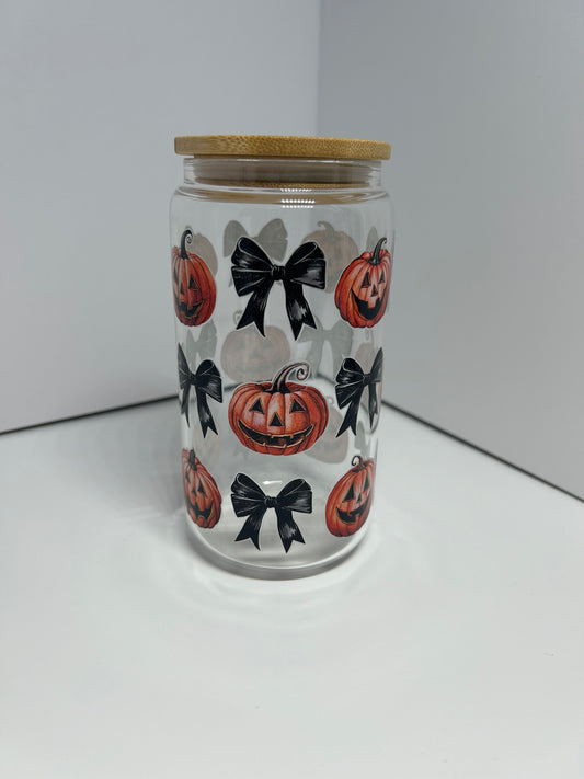 Pumpkin glass 16oz