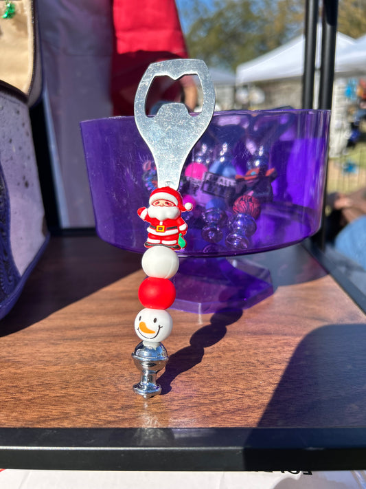 Santa bottle opener