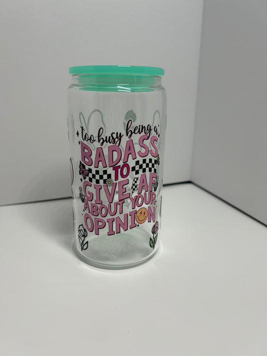 Badass 16oz glass