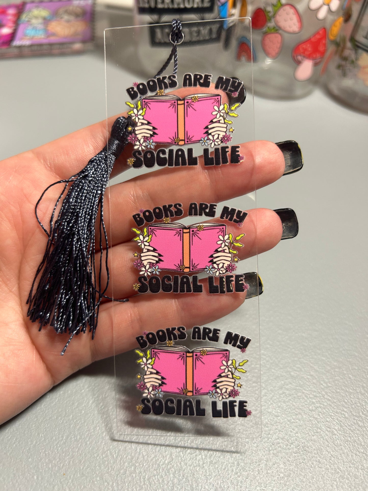 Book social life bookmark