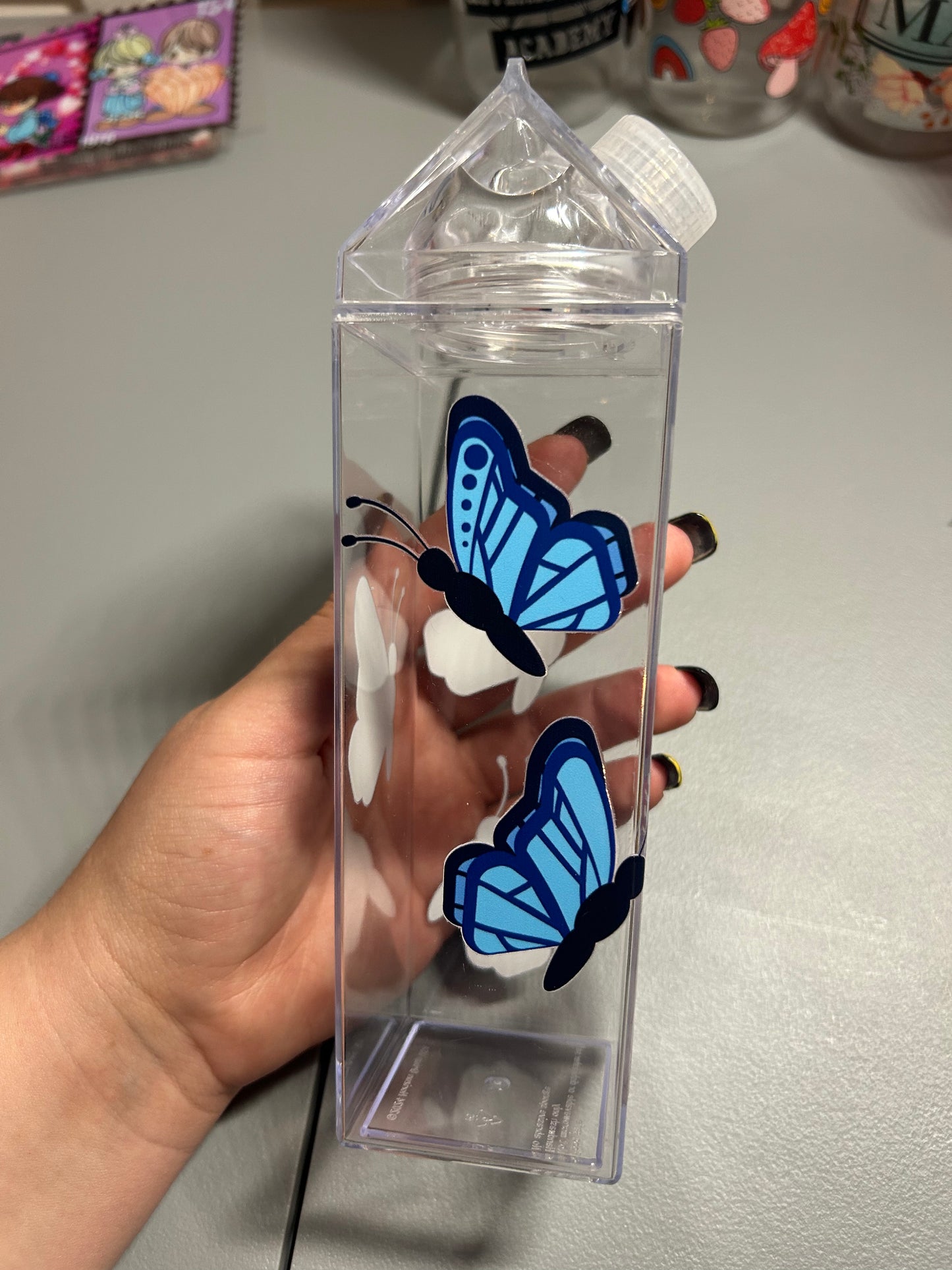 Butterfly Plastic carton cup
