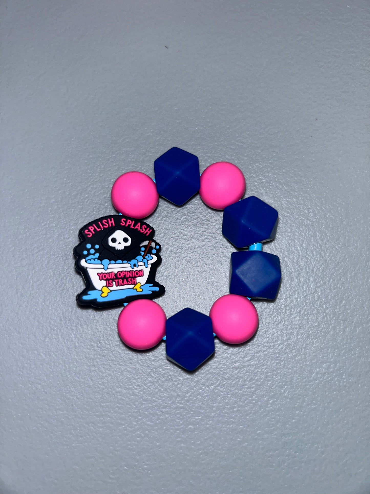 Trash opinion cup charm