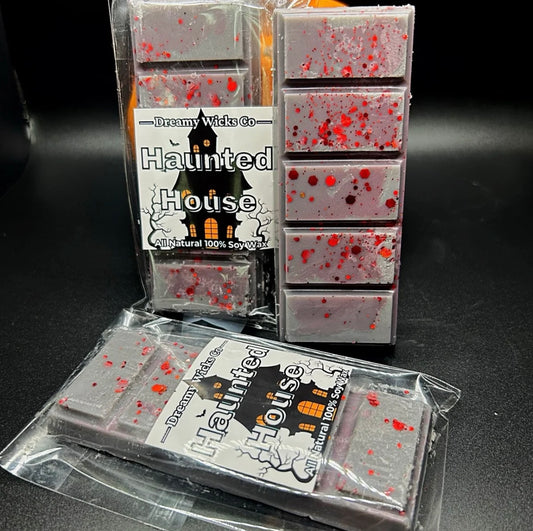 Haunted house 2oz soy wax snap bar